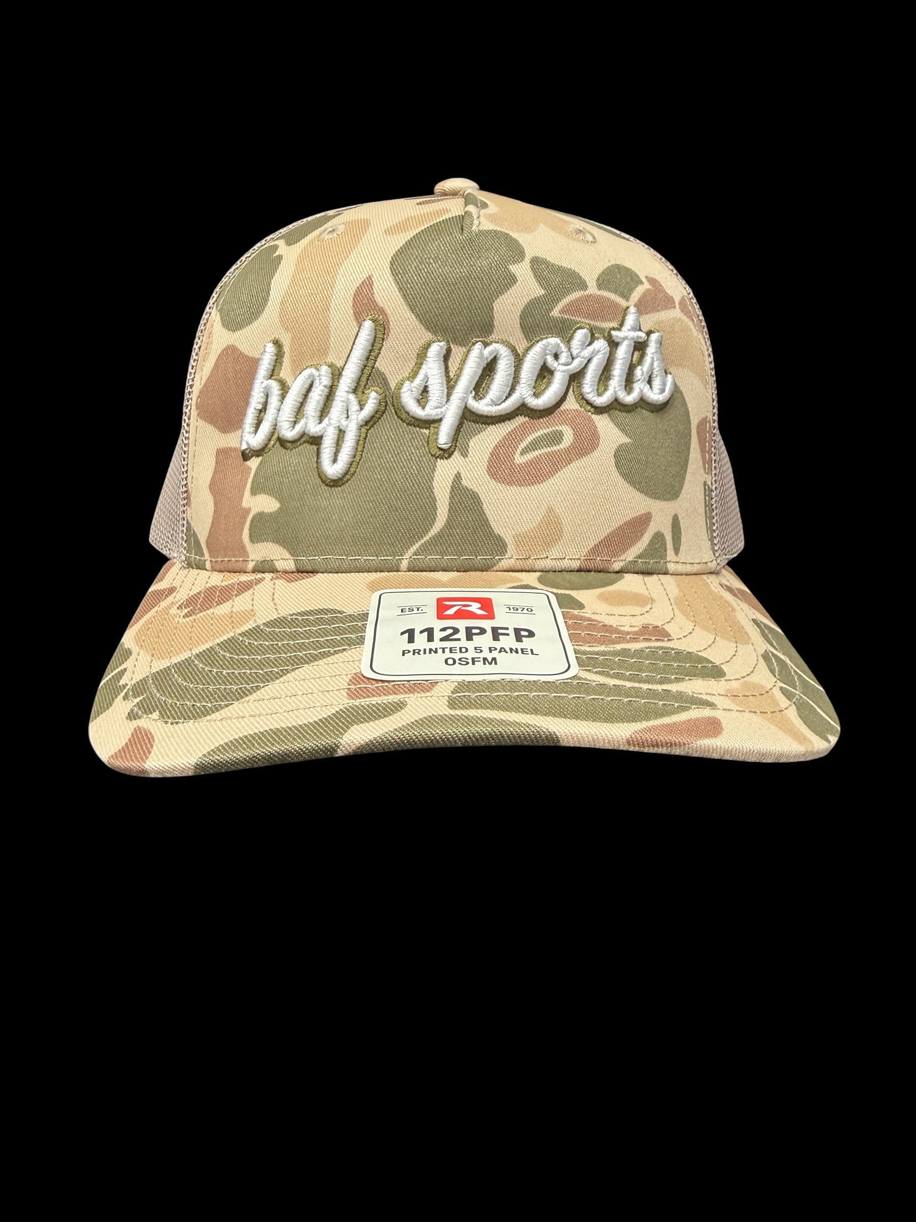 BAF Sports Harvest Duck Camo/Light Tan SnapBack