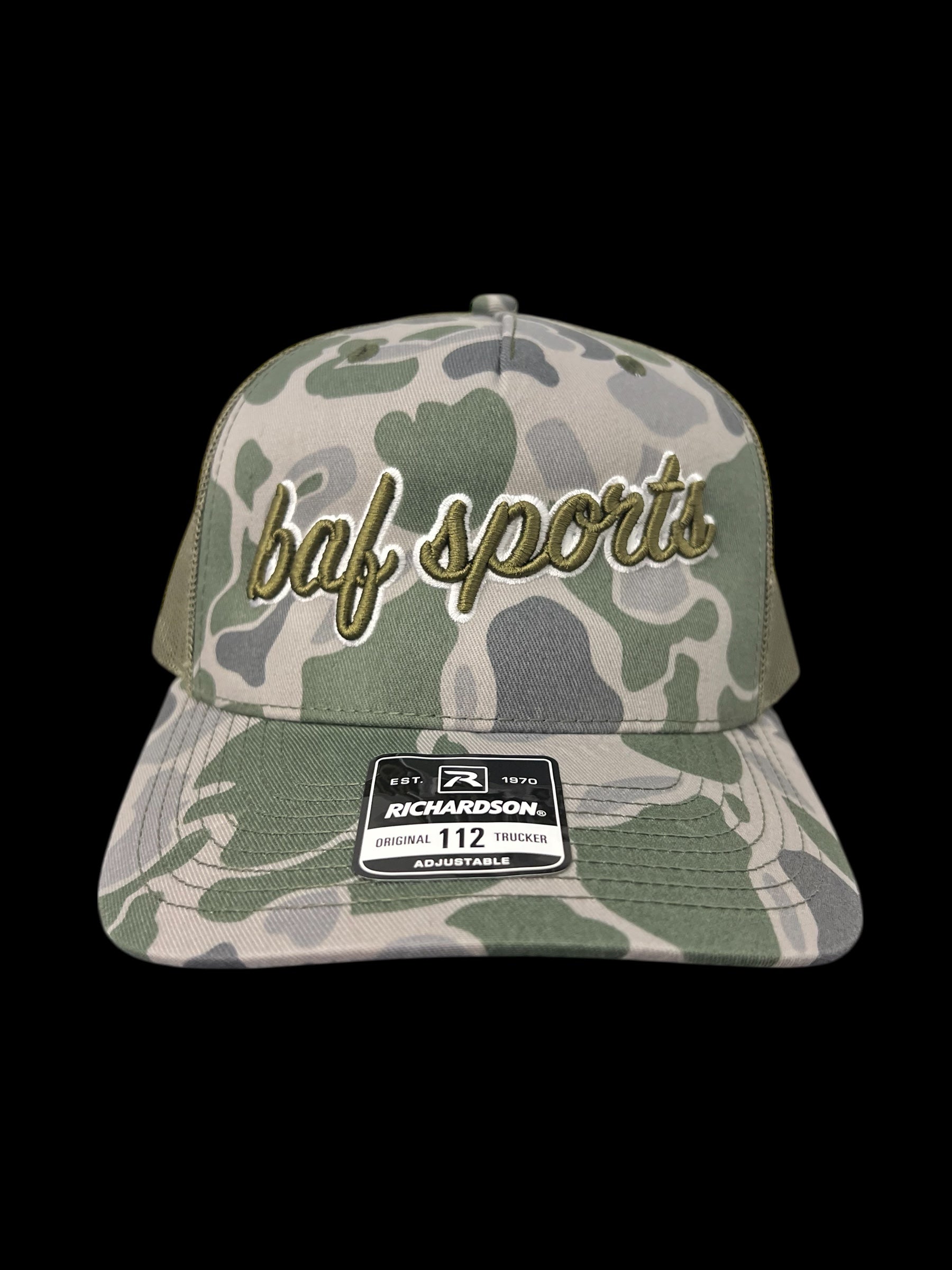 BAF Sports Marsh Duck Camo/Loden SnapBack